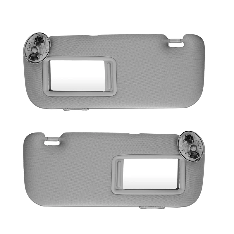 For Toyota Corolla 2007 - 2013 Car Interior Sun Visor With Mirror Grey Sun Shade Left Right Driver Passenger Side