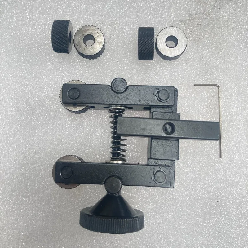 Knurling device set for WM210V lathe 0618 knurling tool for small lathe 10MM lathe double wheel knurling knife