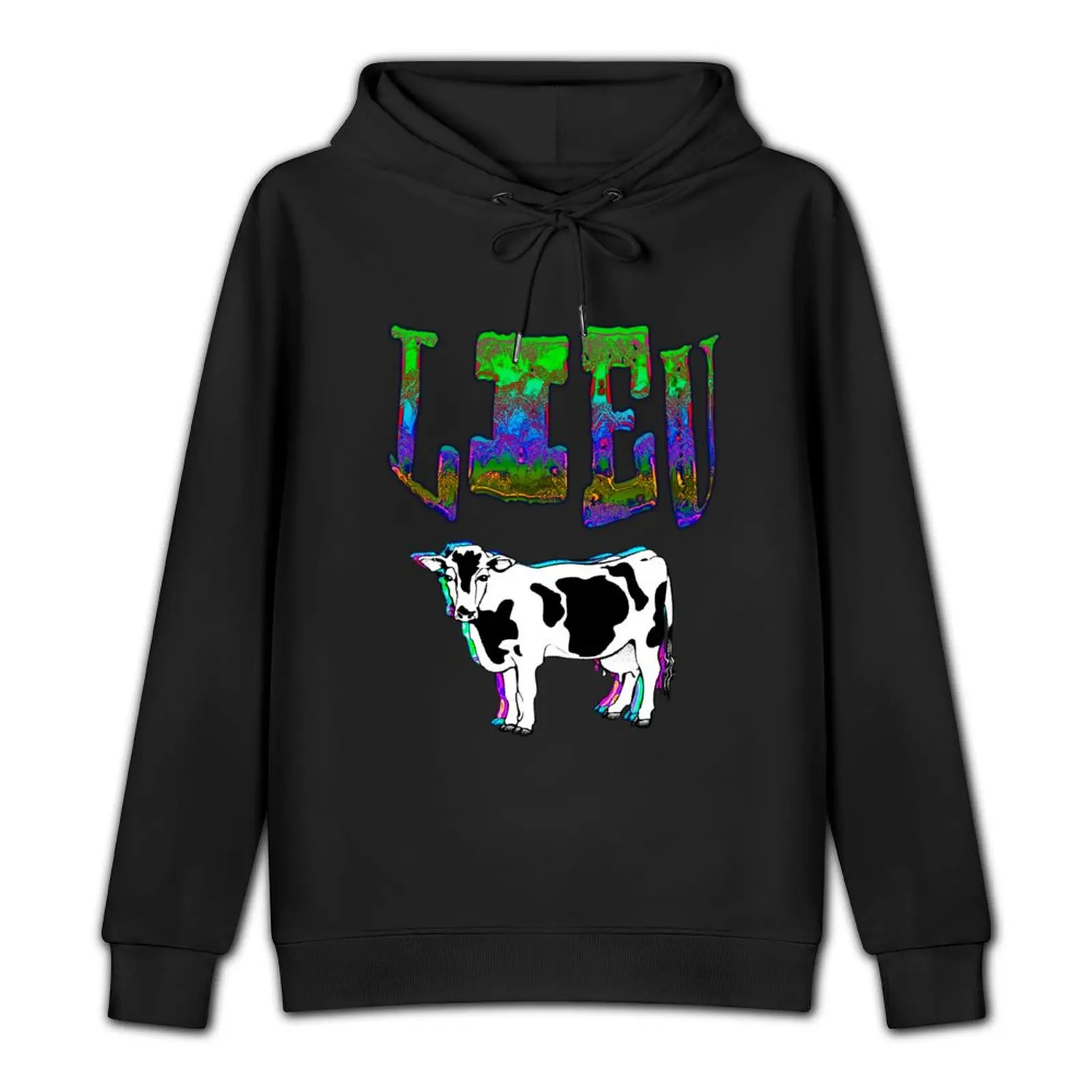 Veeu-Pull à capuche Glitchcore Cow pour hommes, vêtements de créateurs, manteau pour hommes, chemise à capuche