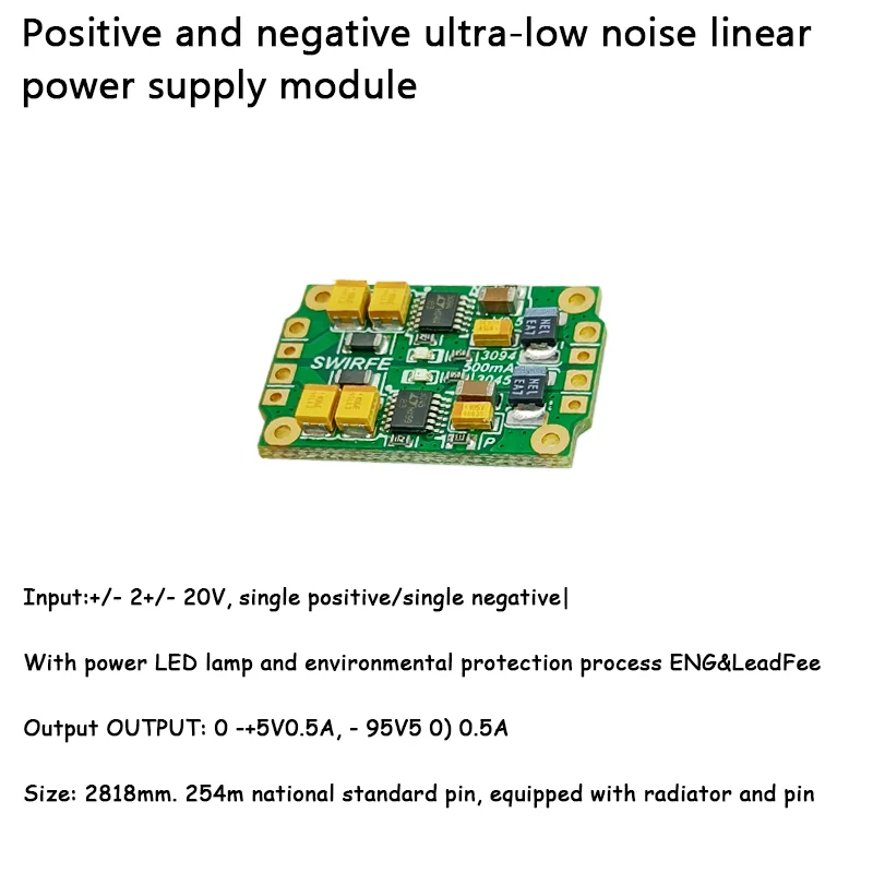Imagem -03 - Dykb Lt3045 Lt3094 Áudio Adc Dac rf Amplificador Operacional Positivo e Negativo Ajustável Módulo de Fonte de Alimentação Linear
