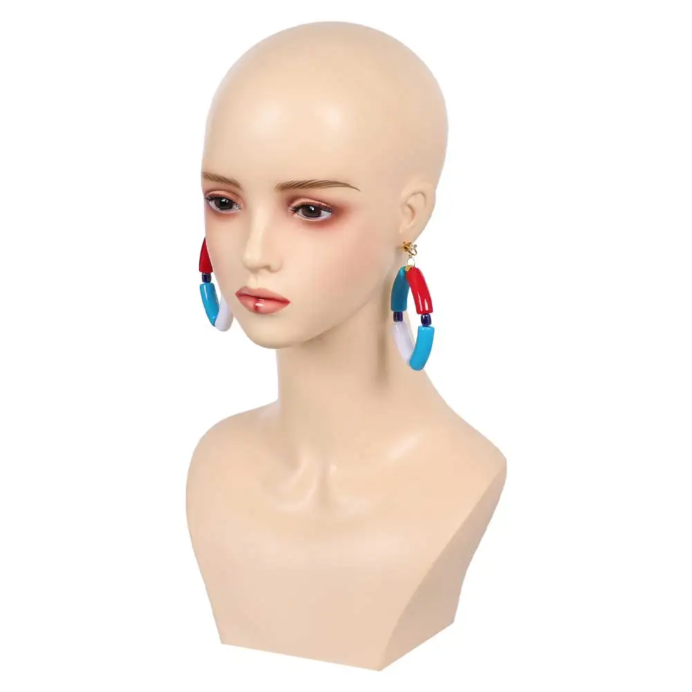 Jeu de chasseur SF 6 Cosplay Elena boucles d'oreilles Bracelet jeu de rôle Hallowma fête carnaval jeu de rôle accessoire Costume tenues accessoires