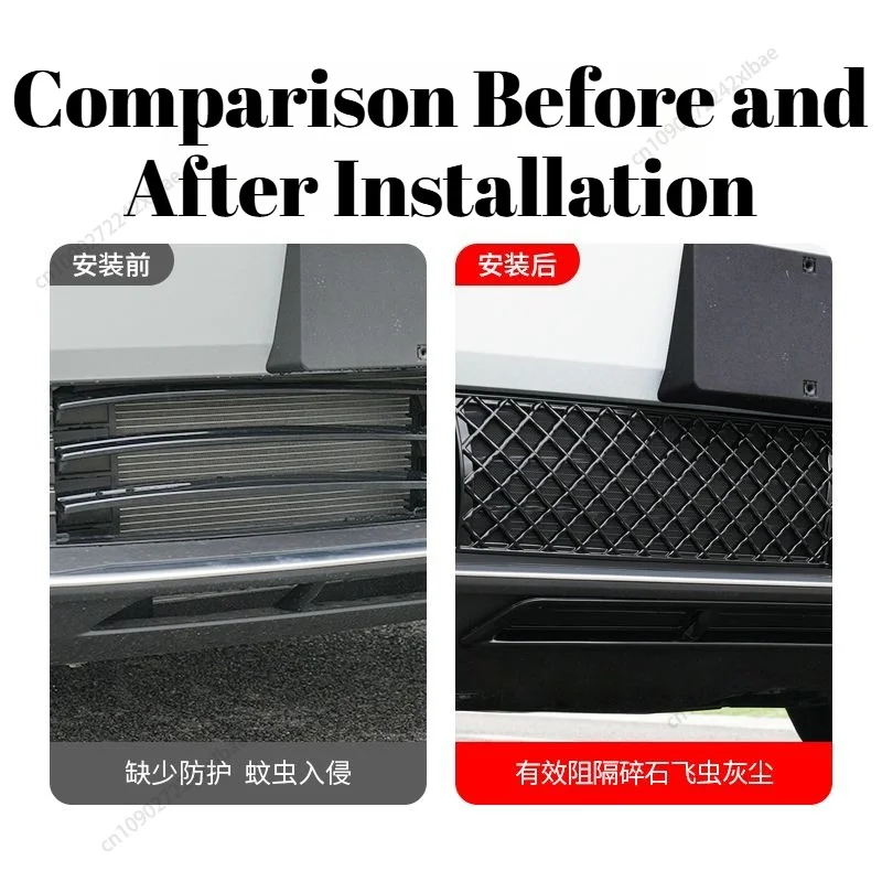 Grille Bug & Dust Screen, Modified Protective for Changan Deepal S05 2025-2026 Front Grille Bug Screen & Air Intake Dust Screen