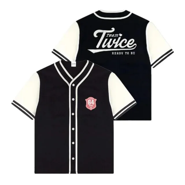 KPOP TWICE READY TO BE Baseball Shirt Men Women Hipster Hip Hop