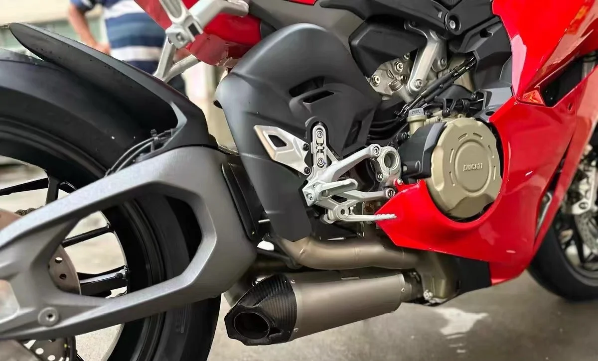 For Panigale V4 V4S Motorcycle Exhaust System Full Ti.Alloy Modification for Panigale V4 V4S Street Fighter V4 V4S 2025-2026