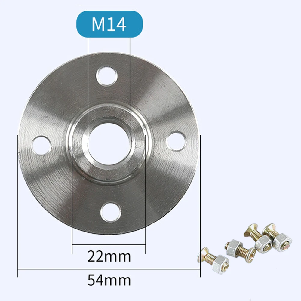 Flange M10 M14 M16 For Connecting Saw Blade Cutting Disc With Angle Grinder Cutting Saw Blade Positioning Plate Power Tools
