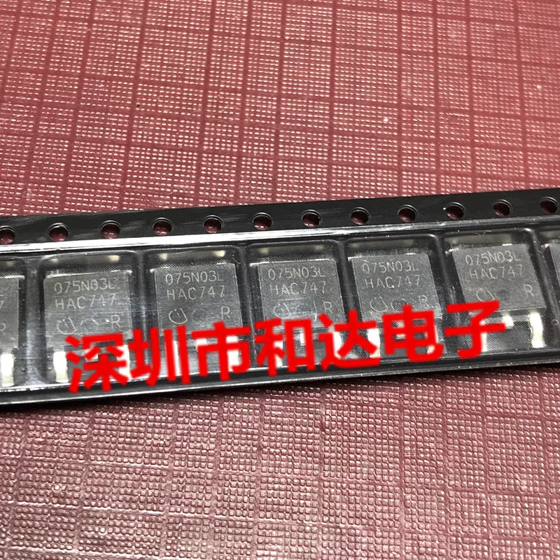 20pcs orginal new 075N03L IPD075N03LG SMD TO-252 30V 50A