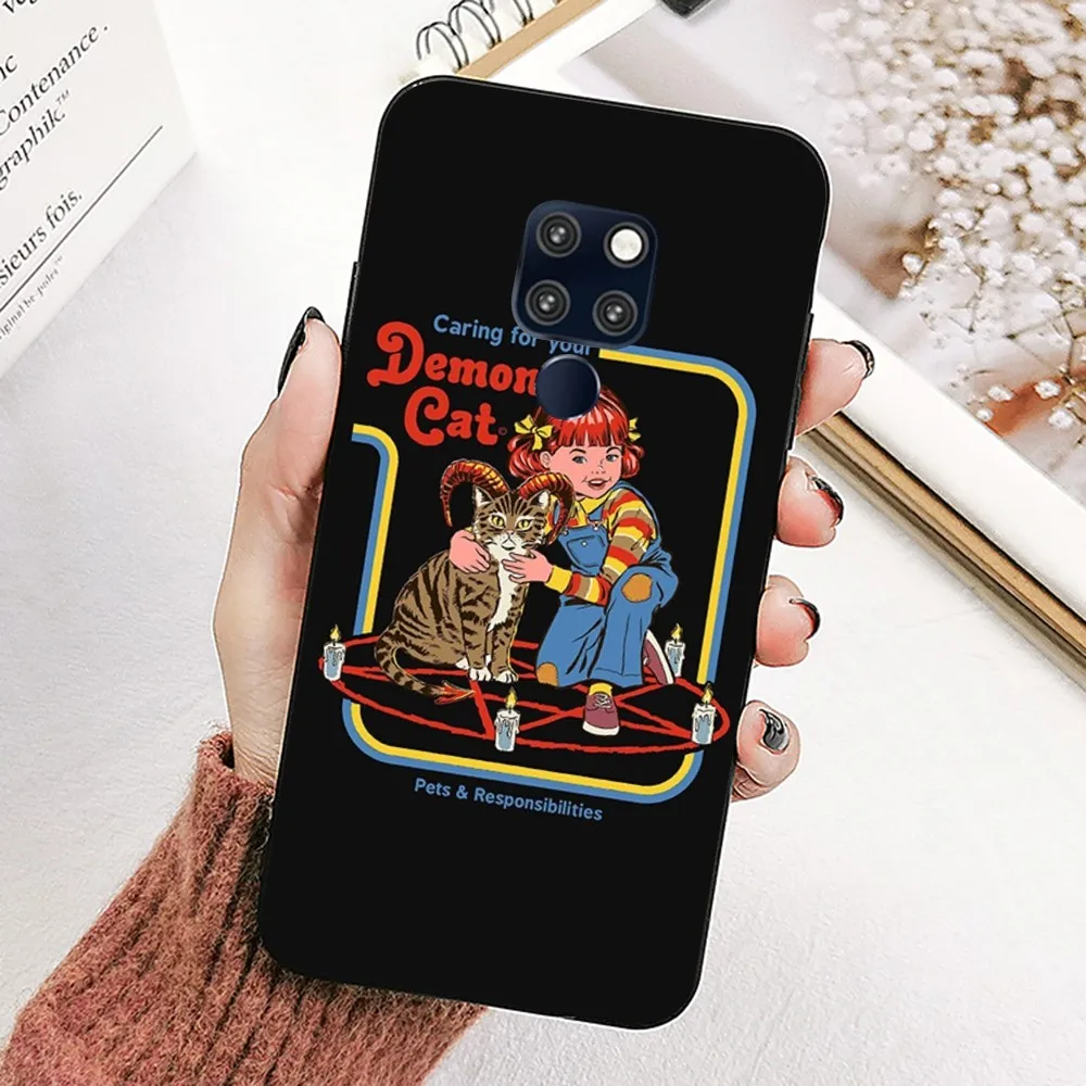 Funny Halloween Let's Summon Demons Graphic Phone Case For Huawei Mate 10 20 30 40 50 lite pro Nova 3 3i 5 6 SE 7 pro 7SE