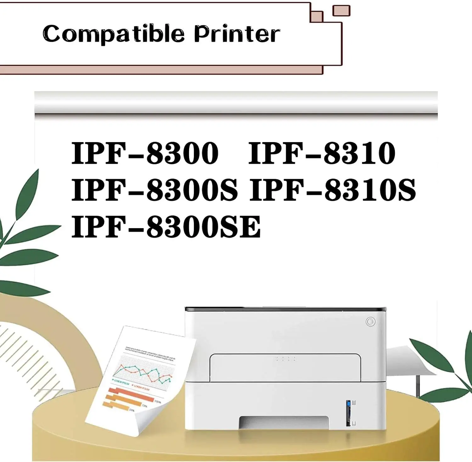 Compatible for Canon PFI-704 Ink Cartridge 700 ML Replacement to Use with IPF-8300 IPF-8310 IPF-8300S IPF-8310S 8300SE Printers