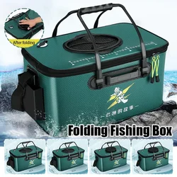 Foldable Fishing Bucket Large Capacity Portable Live Fish Box Eva Water Tank New Multifunctional Outdoor Portable