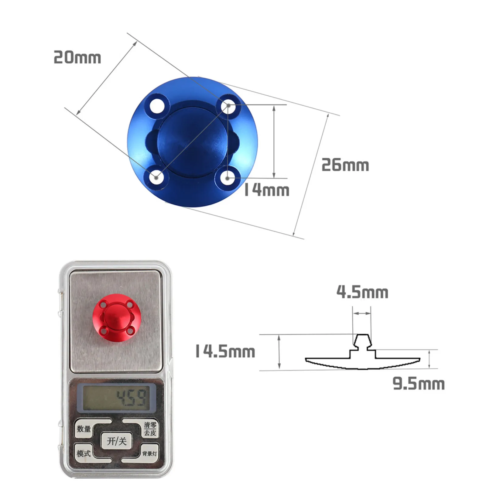RC飛行機モデル用オイルタンクプラグドットキャップ、シールリング付き、固定翼航空機モデルTOC燃料ノズル、ガソリン・メタノール用