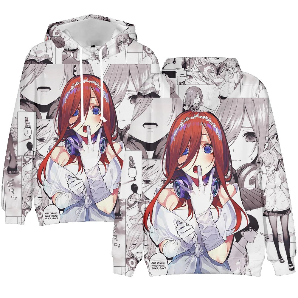 

Comfortable New The Quintessential Quintuplets 3D print Hoodies Sweatshirts Men/Women Sweatshirt Adult/Child Casual Pullovers