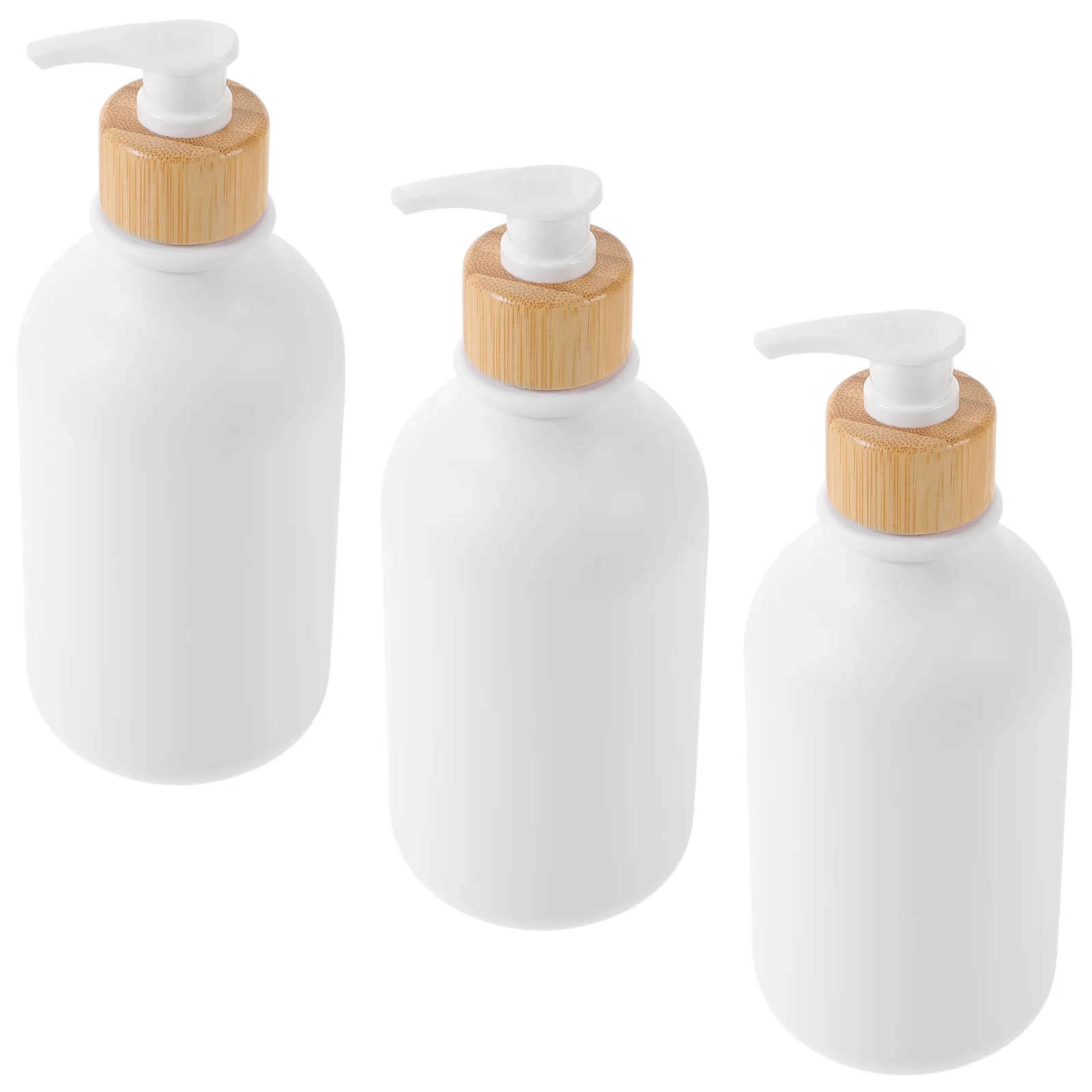 

3 Pcs 500ml Pet Frosted Plastic Pressed Lotion Care Bottle Shampoo Cosmetics Sub-bottle 3pcs Pump Travel