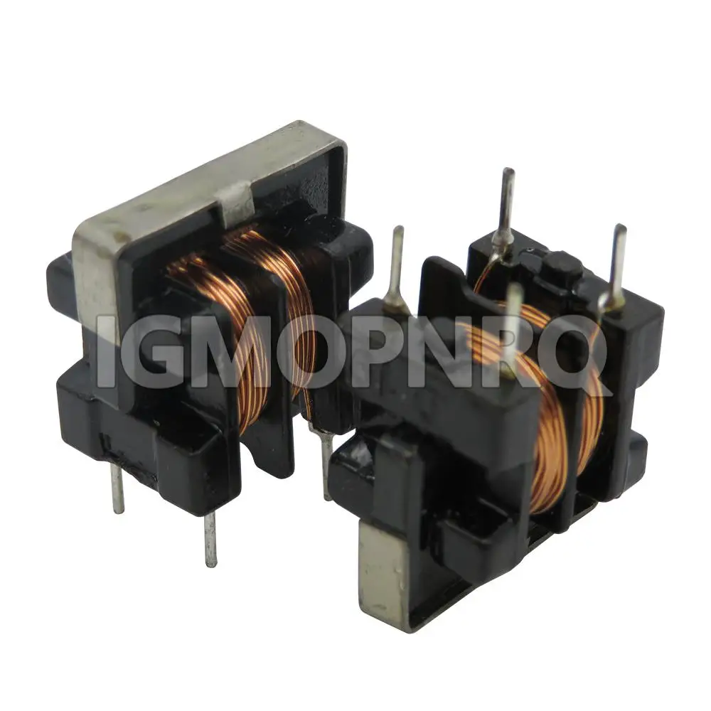 5PCS UU9.8 filter inductance spacing copper wire 7*8mm common mode choke coil inductance UF9.8 10mH 20mH 30mH 40mH 50mH brand