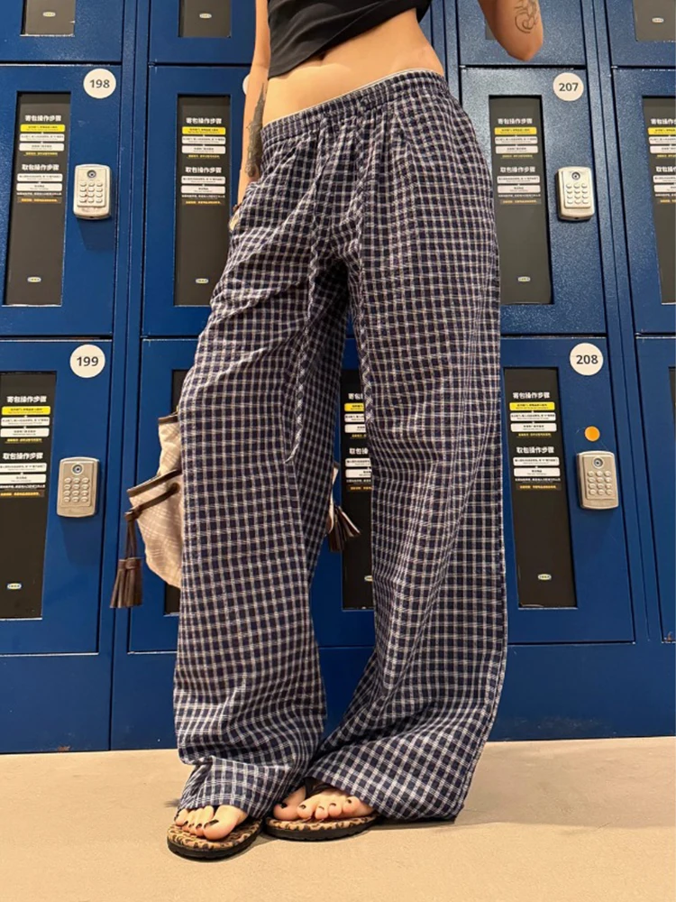 

Брюки женские на молнии с промежностью летние из хлопка и льна воздушные завязки на открытом воздухе мешковатые в стиле Морі на открытом воздухе городской курортные дышащие