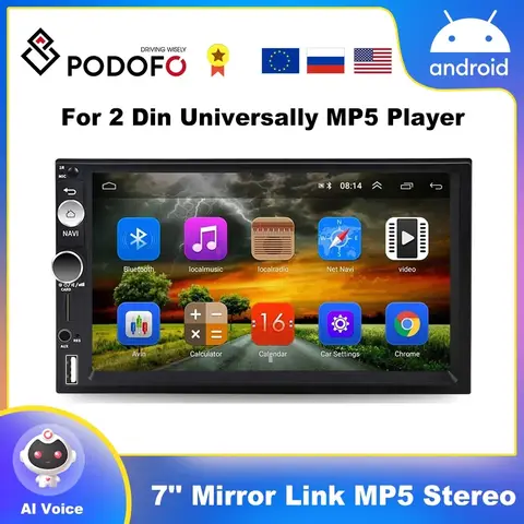 Android 7 Inch Car Radio GPS podofo