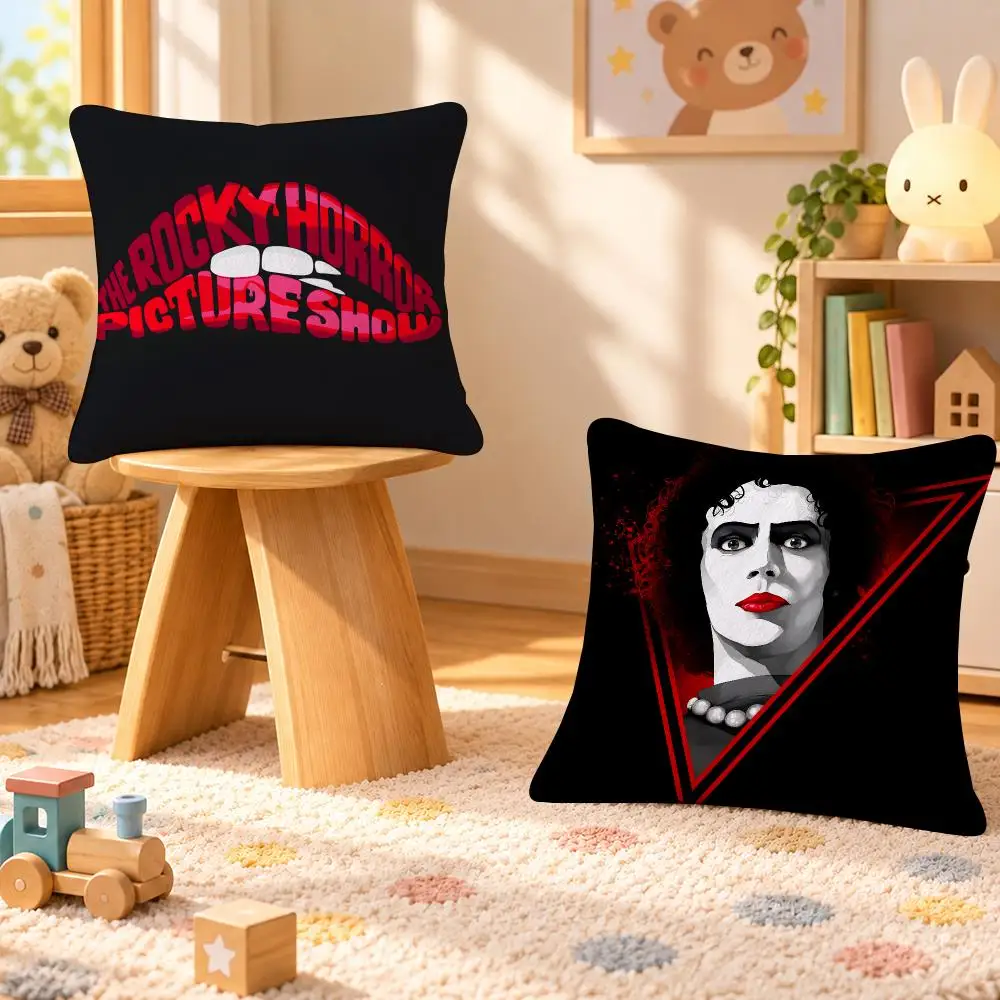 Film Rocky Horror Gothic Cushion Cover Personalized Soft Plush Pillow Living Room Home Sofa Bedroom Office Car Cushion