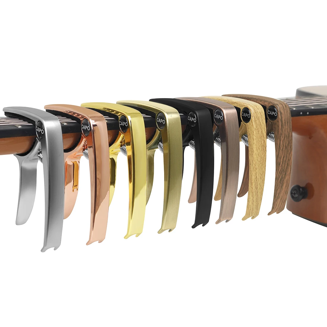 Guitar Capo Modulation Clip Professional Aluminum Alloy Guitar Tuner Clamp for Electric/Classical/Acoustic Guitar/Ukulele