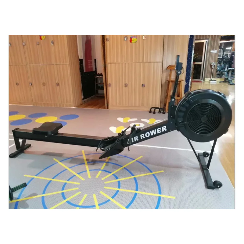 2021 Wholesale High Quality Wind Resistance Air Rowing Home Commercial Use Cardio Indoor Fitness Equipment Air Rower Machine