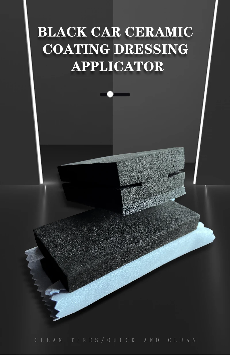 Lucullan Neue Anti-drop Design Auto Keramik Beschichtung Dressing Applikator Auto Glas Farbe Nano-Mantel Schwamm Pad – Detail 1