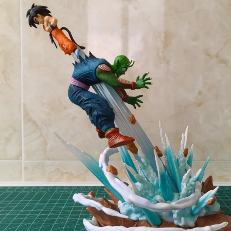 

21CM Anime Dragon Ball Son Goku VS Piccolo Figure PVC Action Figures GK Statue Toys Collection Model for Children Gifts