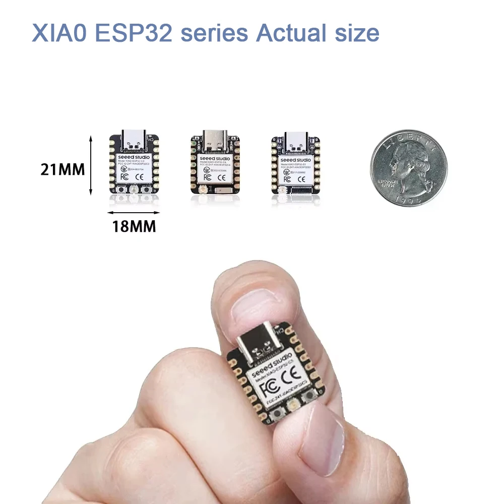 Seeed XIAO ESP32-C3/S3/C6 Mini Development Board - WiFi 6 and BLE 5.3, IoT Smart Home, Ultra Low Power, Compact