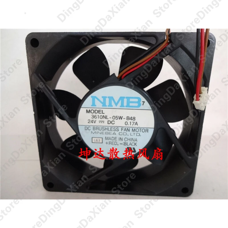 x For 1pcs NMB 3610NL-05W-B48 24V 0.17A 9CM 9025 3-wire inverter cooling fan new