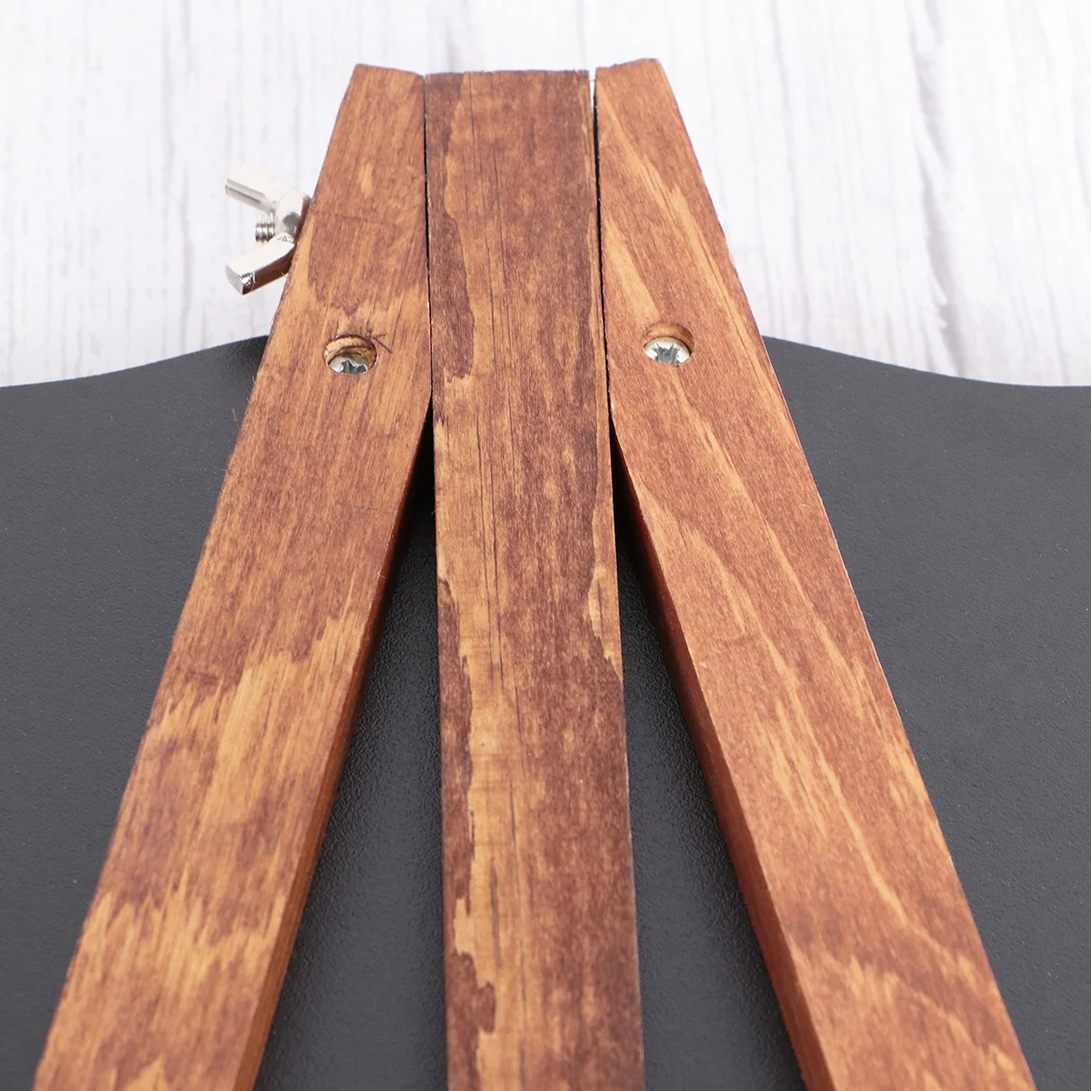 السبورات الصغيرة حامل سطح المكتب الخشبي علامات السبورة القابلة للمسح لطاولة عيد الميلاد للأطفال الحرف مكان بطاقات هدايا الحفلات #5