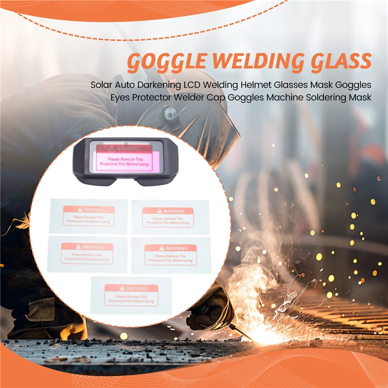 SYW-Solar Auto Darkening LCD Welding Helmet Glasses Mask Goggles Eyes Protector Welder Cap Goggles Machine Soldering Mask