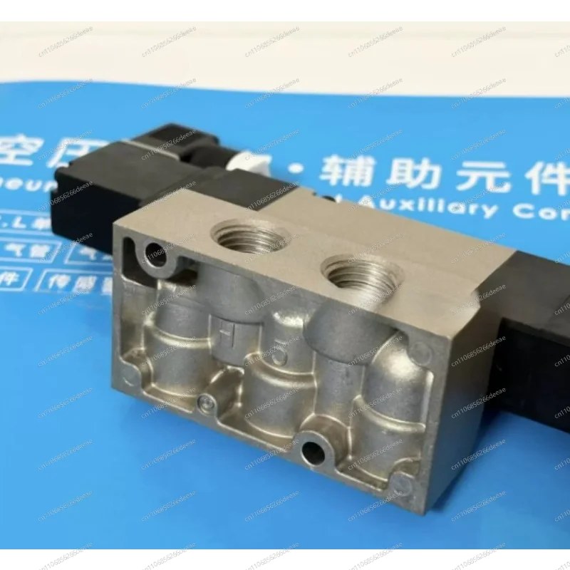 4KB Series Pilot-Operated 5-Port Solenoid Valve – AC/DC Options
