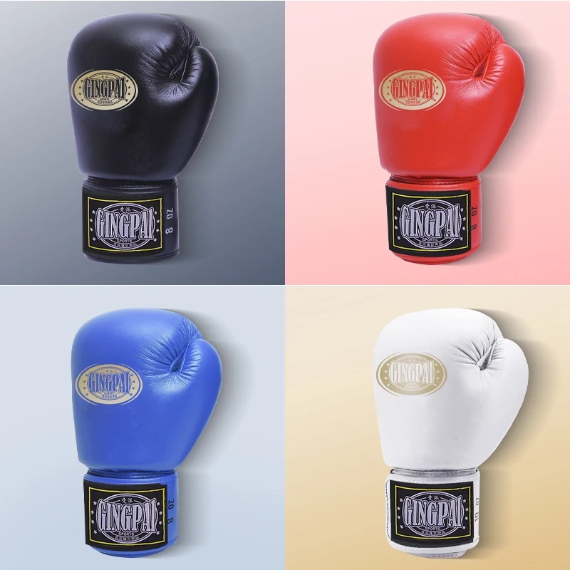 High Quality Adults Women/Men Boxing Gloves MMA Muay Thai Boxe De Luva Mitts Sanda Equipments Free Fight Gloves 8 10 12 6OZ