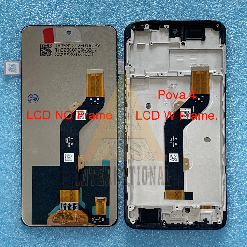 Tested For Tecno Pova 2 Pova 3 Pova 4 LCD Display Frame Touch Panel Digitizer For Infinix Note 10 X693 Note 10 Pro 11 Pro X697