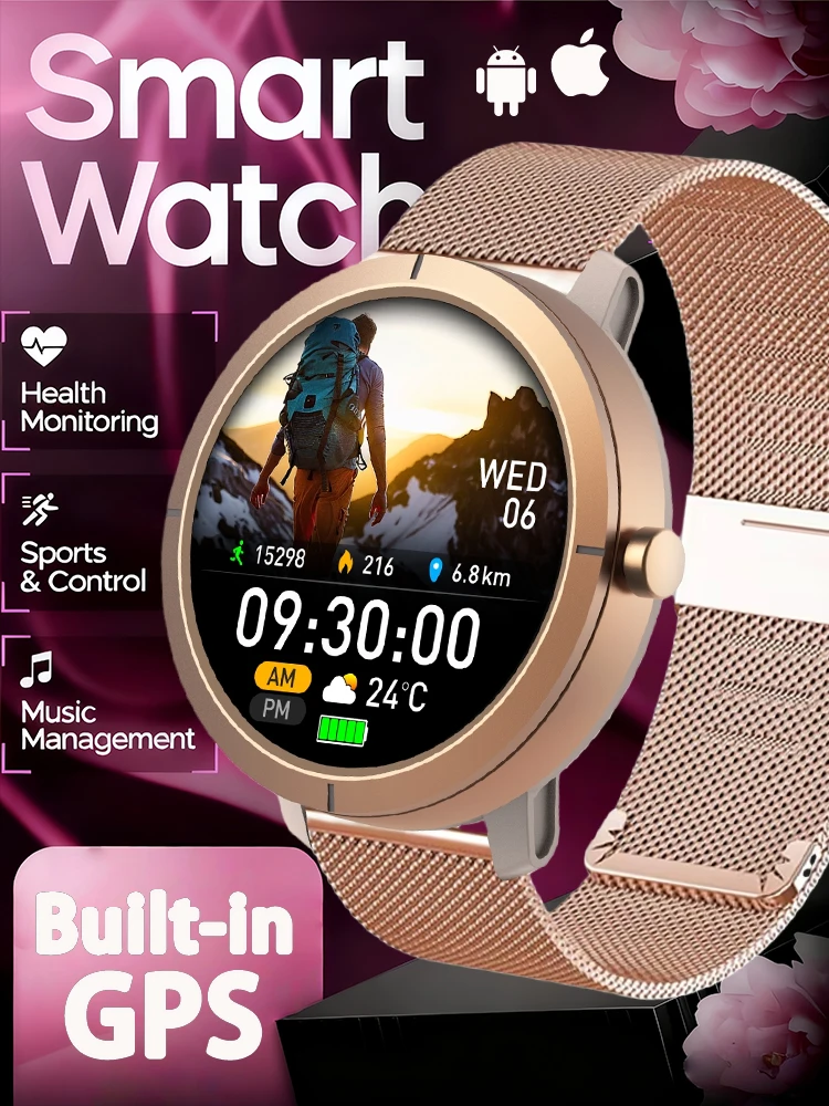 

T-Rex3 Dual-Band GPS Smart Watch 2025 For Men Military Durable Smartwatch BT Call 5ATM&IP69K Waterproof 170+ Sport Mode Compass