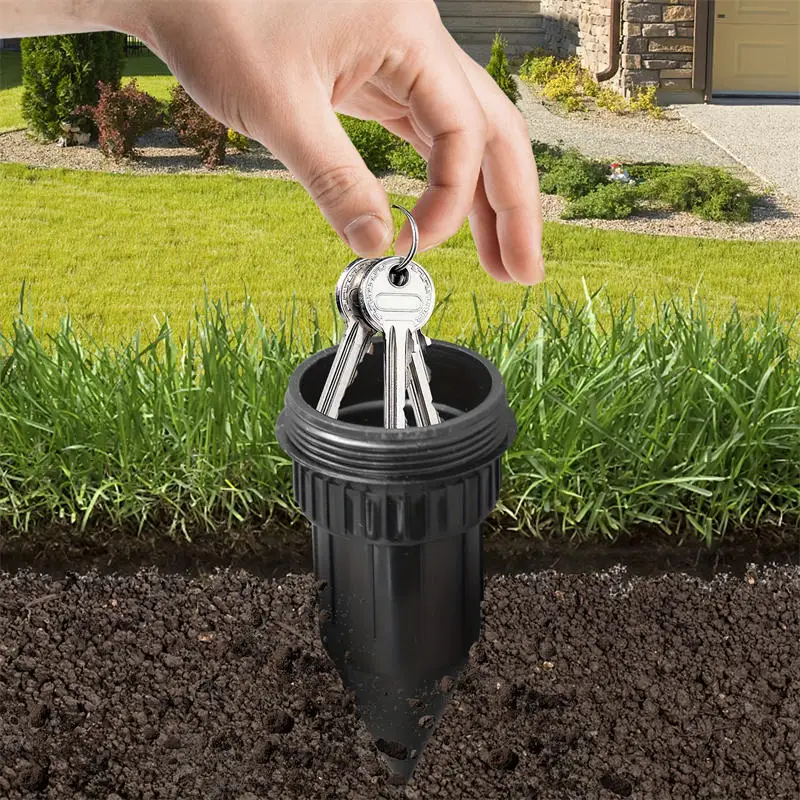 

1/2PCS Garden Key Hider Realistic Underground Watering Can Key Safe Needed Durable Plastic for Outdoor Garden Secret storage