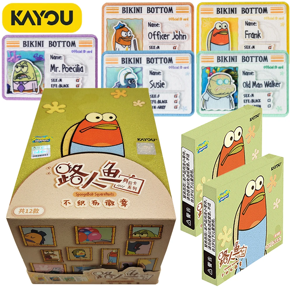 

Original Kayou SpongeBob SquarePants Kid's Collection Exquisite Non Woven Badge Pendant Fans Backpack Clothing Decoration Gift