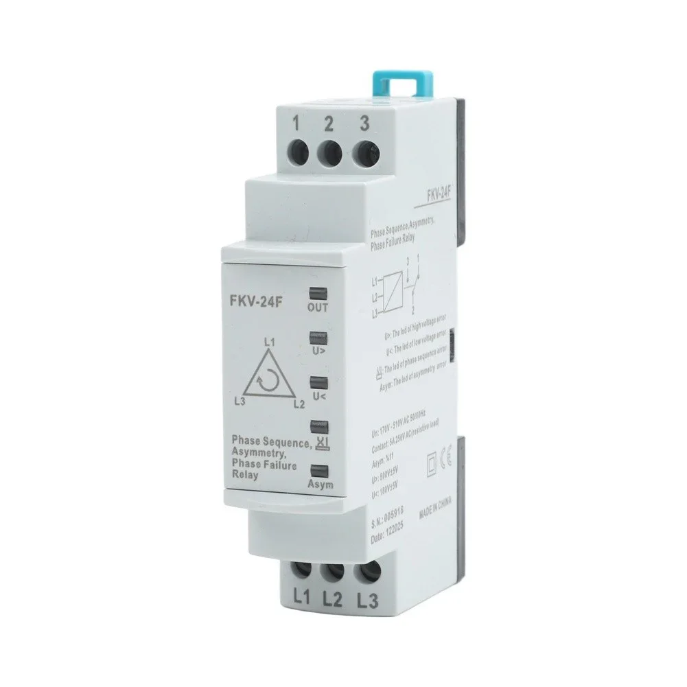 Overvoltage Protector Three-Phase Relay For Motor Protection Phase Balance Monitoring Device Over Under Voltage Protection