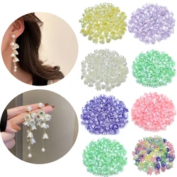 New Acrylic Imitation Pearl Color 20PCS 8.5*11mm Flower Hair Accessories Product Three-dimensional Lily of The Valley Creative