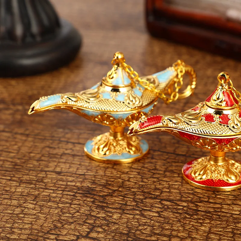 Aladdin Magic Lamp Mini Special Small Craft Decoration Souvenir Wishing Magic Lamp Aladdin Magic Lamp Toy