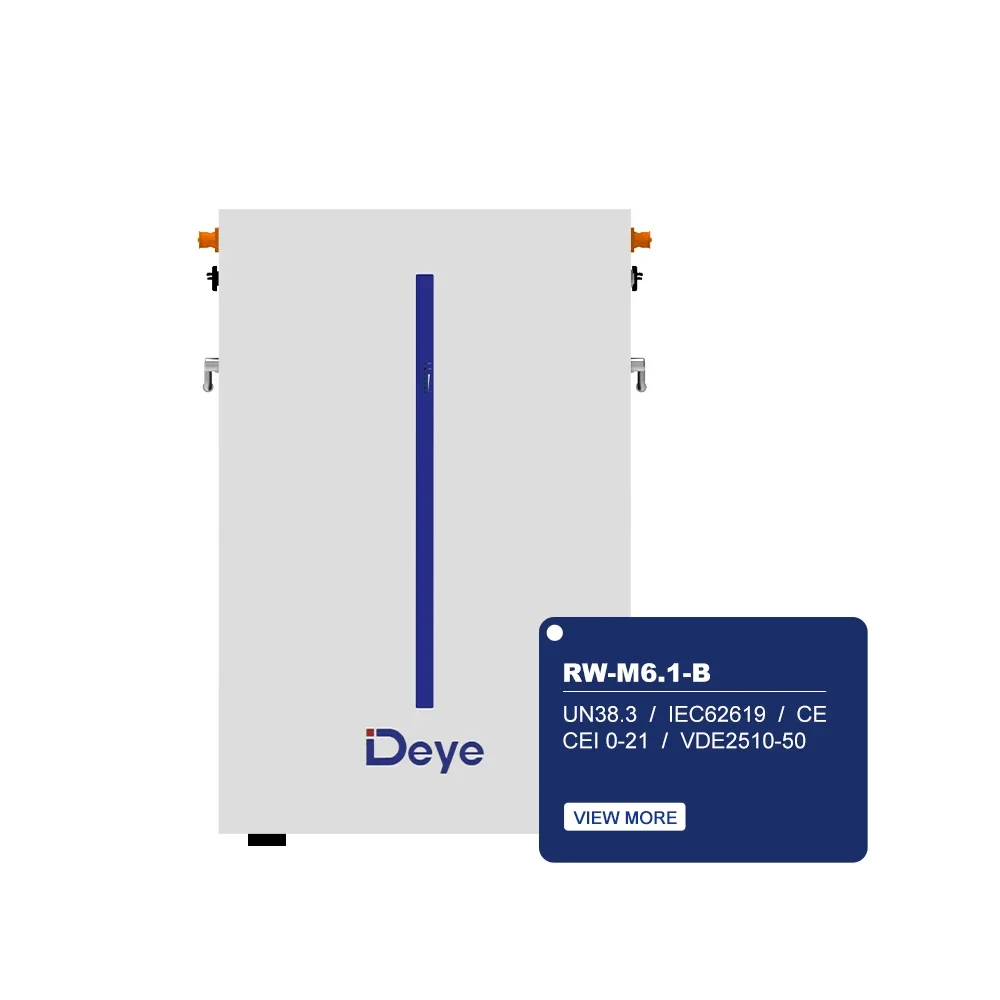 Deye lithium ion batteries RW-M6.1-B  LiFePO4 Lithium batteries Energy Storage battery deye power wall solar