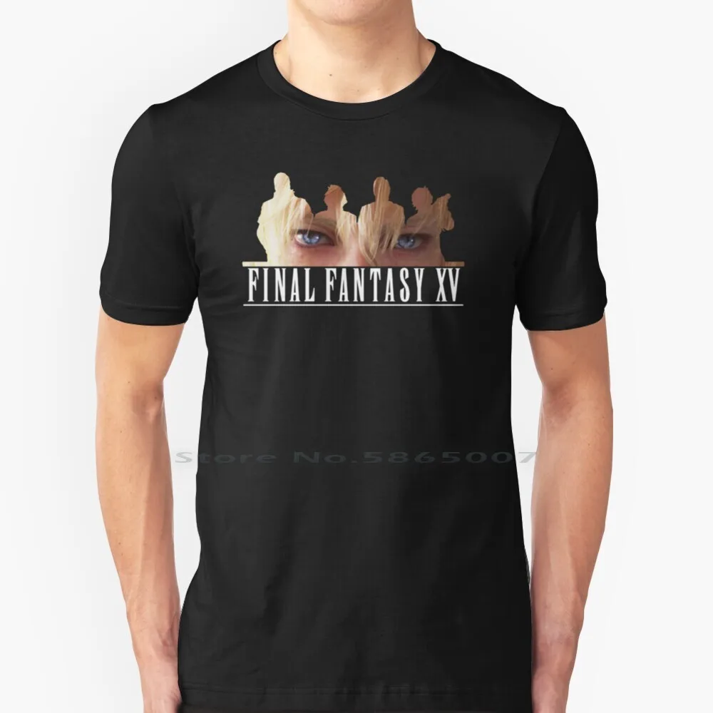 Final Fantasy Xv-Prompto 100% Cotton T Shirt Final Fantasy Xv Ffxv 15 Fifteen Prompto Argentum Noctis Gladio Ignis Tee Short