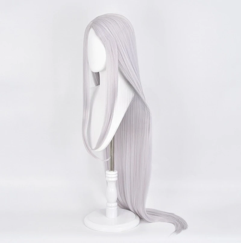 僕のヒーローアカデミア アニメ コスプレウィッグ - 2025年新作 ミルコ 白髪 ショートヘア バニー耳アクセント コスチュームヘア コスプレイベント＆ハロウィン用