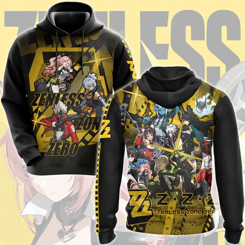 

New Game Zenless Zone Zero Graphic Hoodies 3D Print Men/Women Anime Sweatshirt Hoodie Oversized Tracksuit Coat Pullover Clothing
