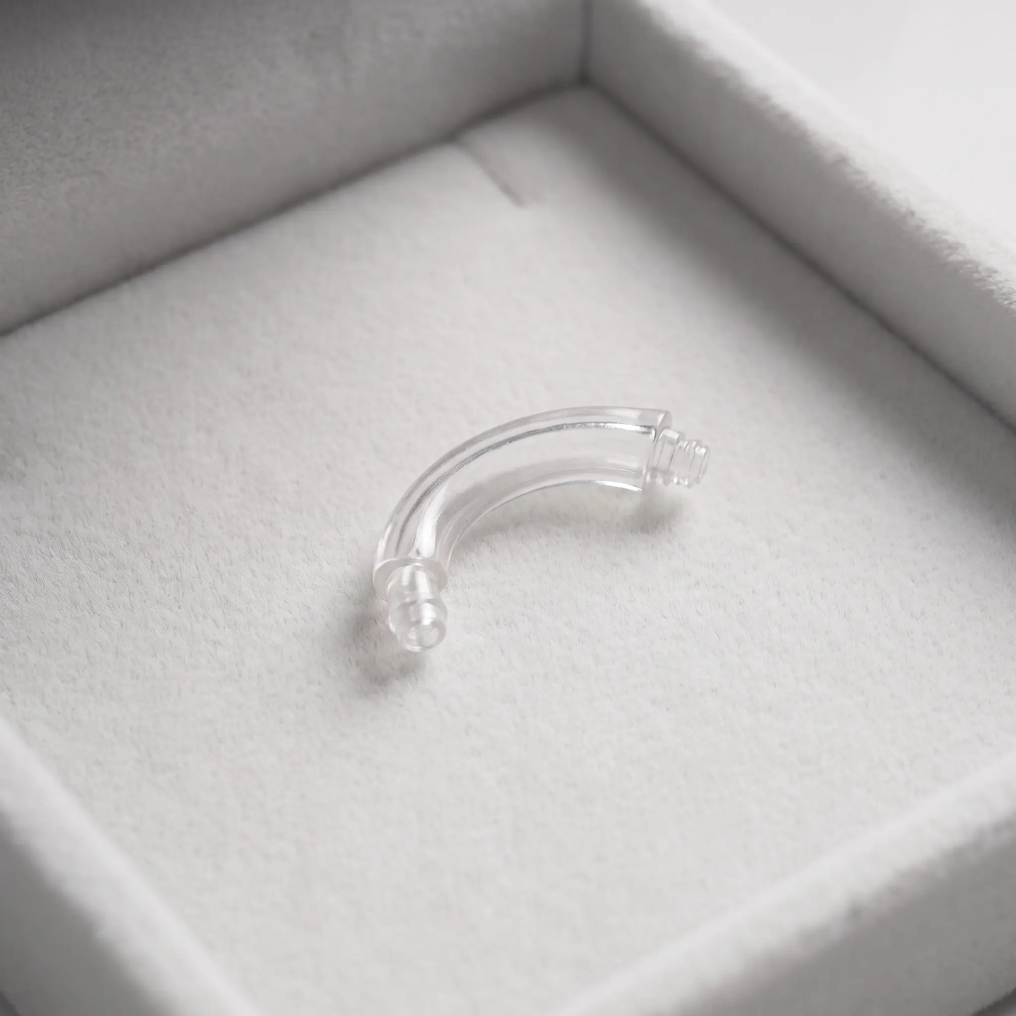 Bte Hearing Aid Ear Hook Threaded Replacement Clear Earhook Repair Accessory for Left Right Side Hearing Device
