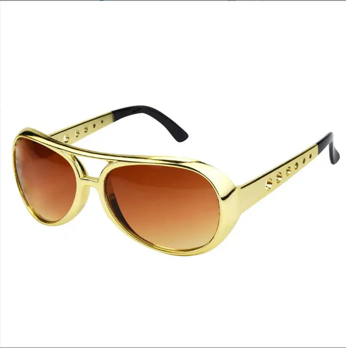 New Sunglasses Elvis Presley Electroplating Multi Color Makeup Ball Party Glasses Festival