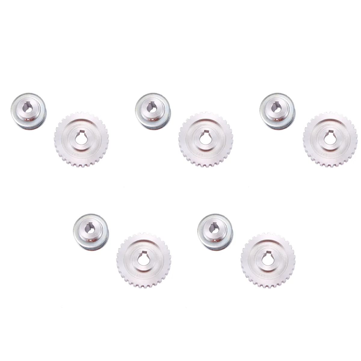 

10Pcs Synchronous Pulley Gear Motor Belt Gear Drive Wheel Gear S Cj0618 Mini Lathe Gears , Metal Cutting Machine Gears