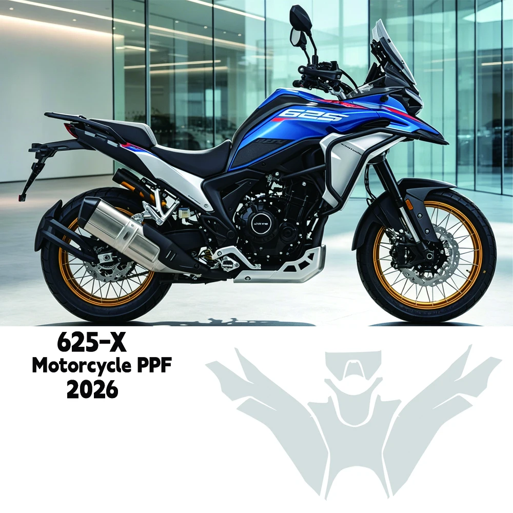 For KOVE 625X TPU Transparent Paint Protection Film 625 X Fuel Tank Protective Film Anti-scratch Kit 2026 Motorcycle PPF