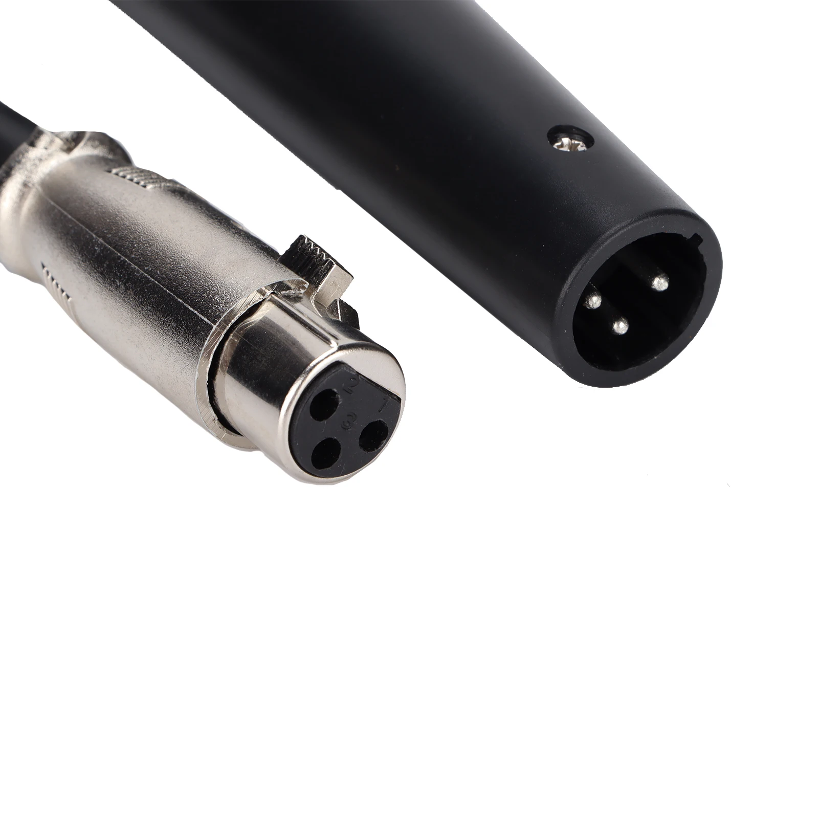 ميكروفون XLR محمول باليد لغناء وتسجيل الكاريوكي ، اتصال صوتي ، 3Pin ، 1 "، 4" كابل