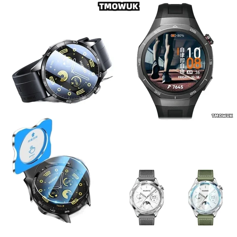 

For Huawei Watch GT5 GT4 GT3 GT2 Pro GT - 9H Hardness HD Glass, Anti-Glare 46mm 41mm