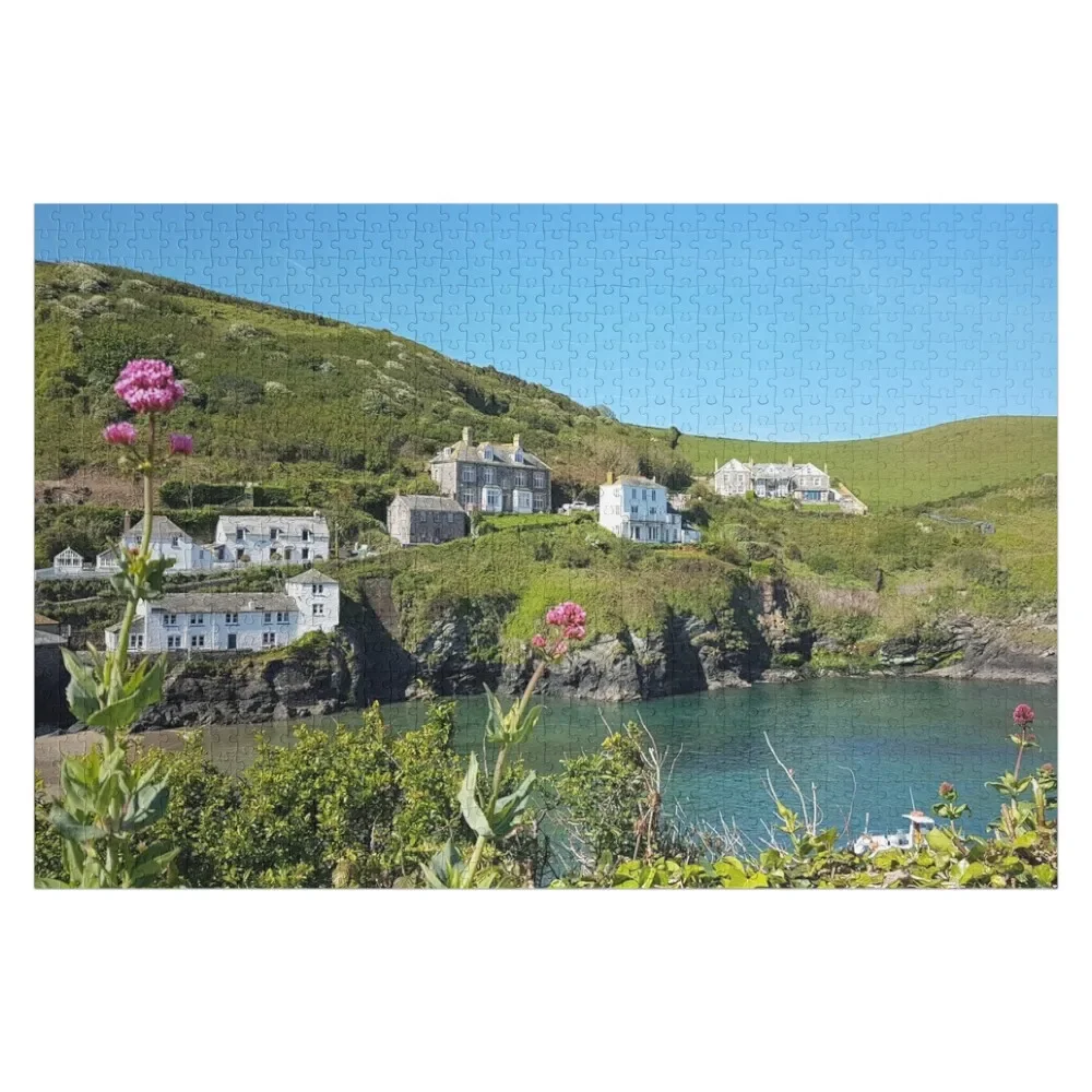 

Port Isaac in North Cornwall (Portwenn in Doc Martin) Jigsaw Puzzle Custom Photo Wooden Boxes Puzzle