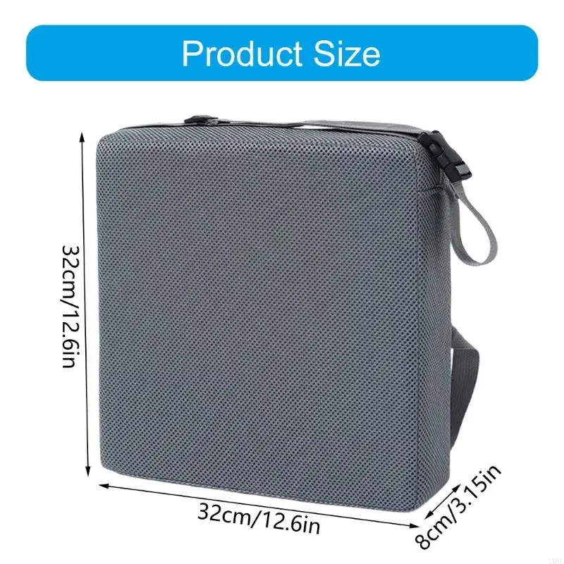 وسادة مقعد كرسي طعام للأطفال مقاومة للارتداء مع حزام أمان قماش شبكي ثلاثي الأبعاد للتغذية المنزلية أثناء السفر 4XBC