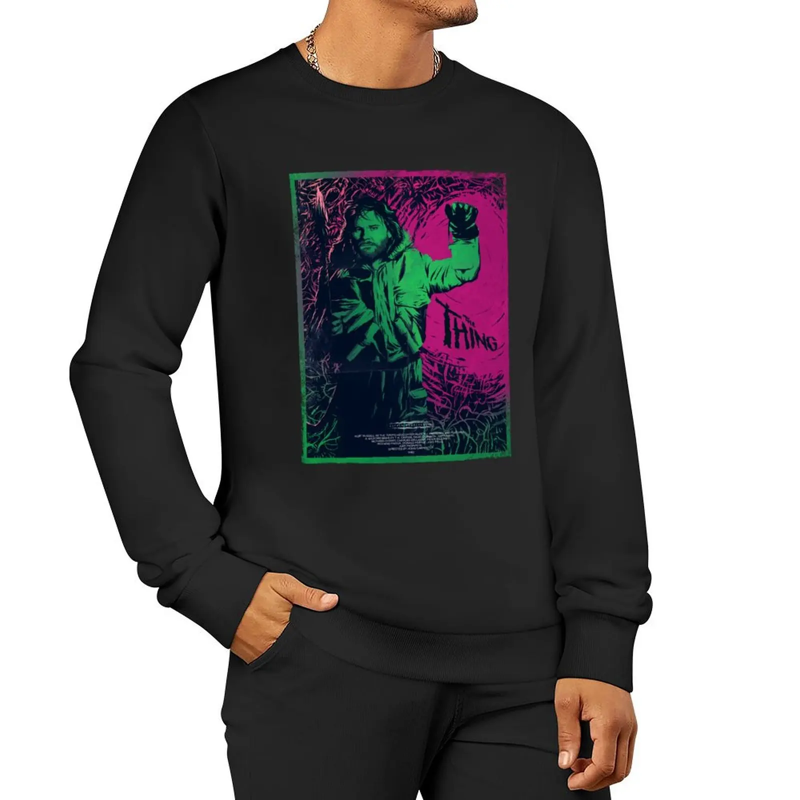 

The Thing Pullover Hoodie aesthetic clothing streetwear men new in sweatshirts